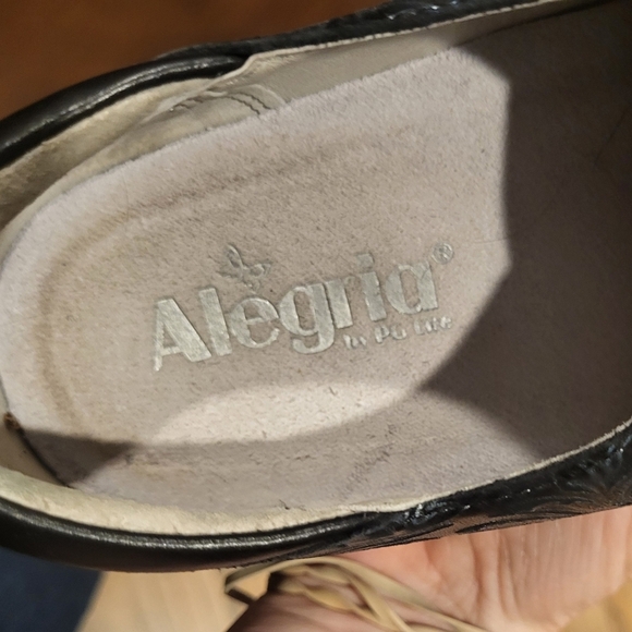 Alegria Joleen Blue & Silver Clogs Size 43 (US 11-11.5) - Picture 9 of 14